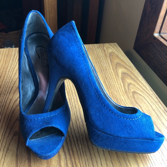 Candies size 6 Open Toe Pumps - Picture 2 of 7